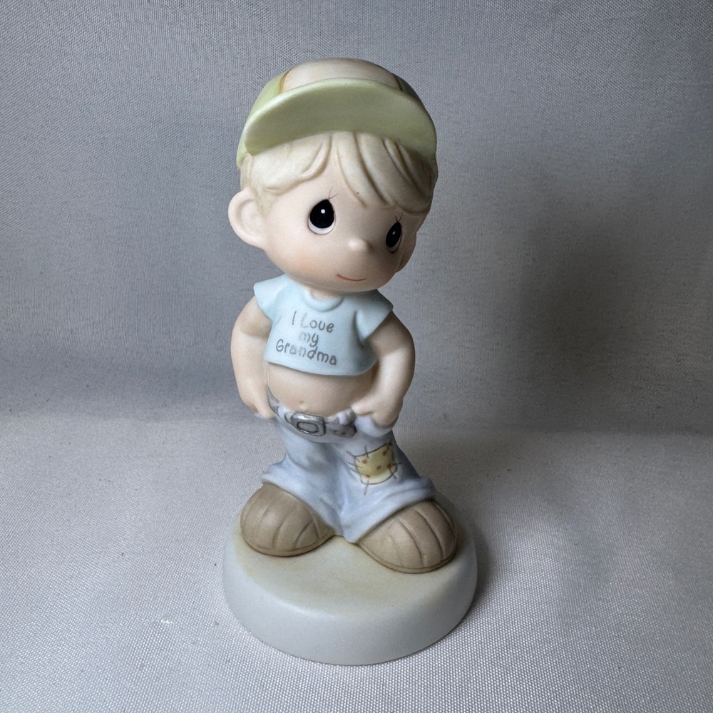 Precious Moments Grandma I'll Never Outgrow You Boy Figurine 731595 2000 Enesco
